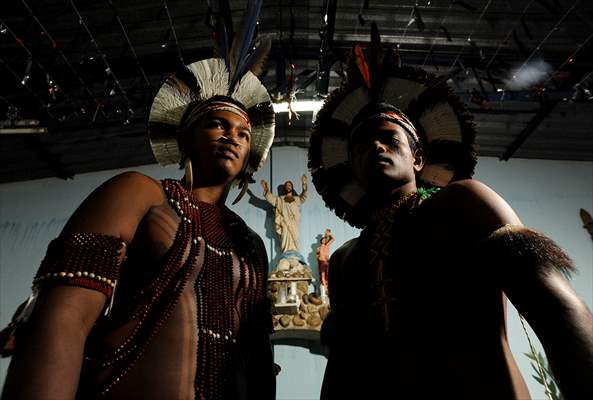 International Day of Indigenous Peoples in Rio de Janeiro Brazil