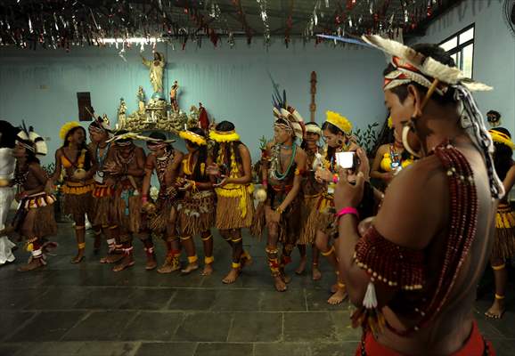 International Day of Indigenous Peoples in Rio de Janeiro Brazil
