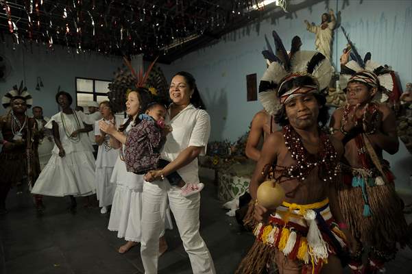 International Day of Indigenous Peoples in Rio de Janeiro Brazil