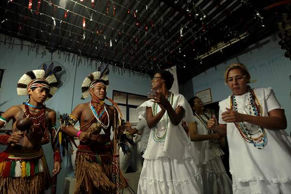 International Day of Indigenous Peoples in Rio de Janeiro Brazil