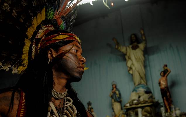 International Day of Indigenous Peoples in Rio de Janeiro Brazil