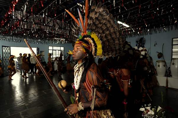 International Day of Indigenous Peoples in Rio de Janeiro Brazil