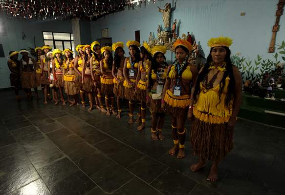 International Day of Indigenous Peoples in Rio de Janeiro Brazil