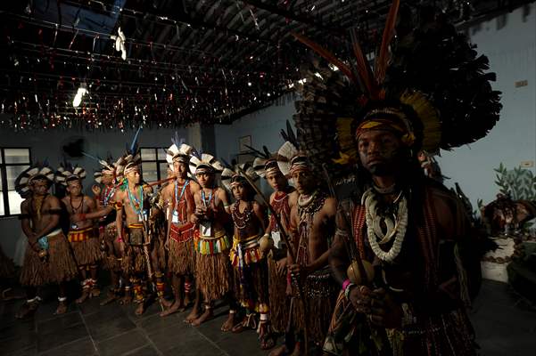 International Day of Indigenous Peoples in Rio de Janeiro Brazil