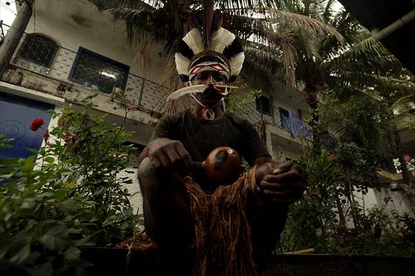 International Day of Indigenous Peoples in Rio de Janeiro Brazil