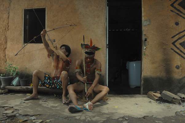 International Day of Indigenous Peoples in Rio de Janeiro Brazil