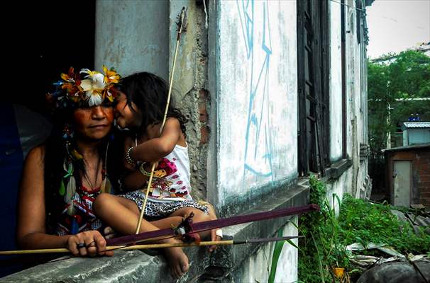 International Day of Indigenous Peoples in Rio de Janeiro Brazil