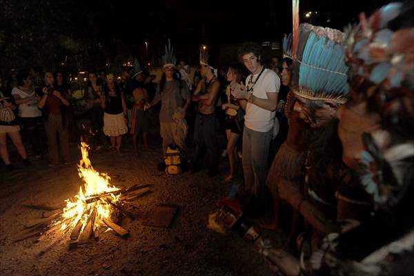 International Day of Indigenous Peoples in Rio de Janeiro Brazil