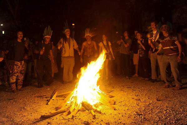 International Day of Indigenous Peoples in Rio de Janeiro Brazil