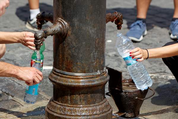 Hot weather in Italy