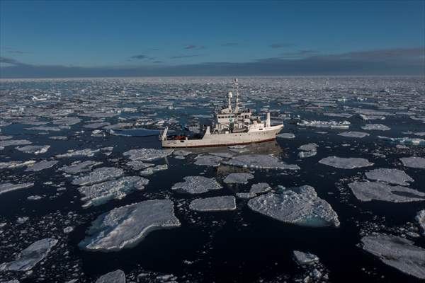 Climate Change melts ice and glaciers in Arctic