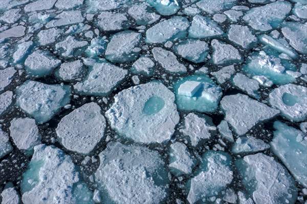 Climate Change melts ice and glaciers in Arctic