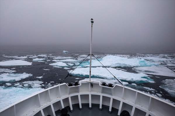 Climate Change melts ice and glaciers in Arctic