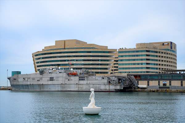 United States Navy's Military Sealift Command's Spearhead-class expeditionary fast transport USNS Carson City