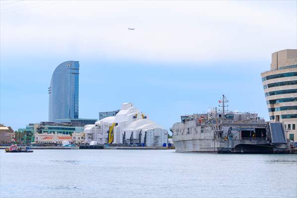 United States Navy's Military Sealift Command's Spearhead-class expeditionary fast transport USNS Carson City