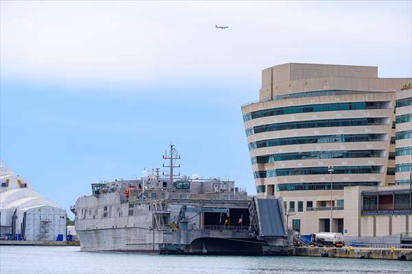 United States Navy's Military Sealift Command's Spearhead-class expeditionary fast transport USNS Carson City