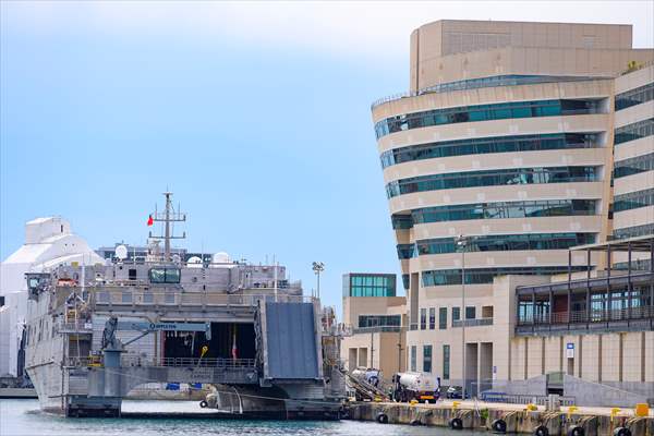 United States Navy's Military Sealift Command's Spearhead-class expeditionary fast transport USNS Carson City