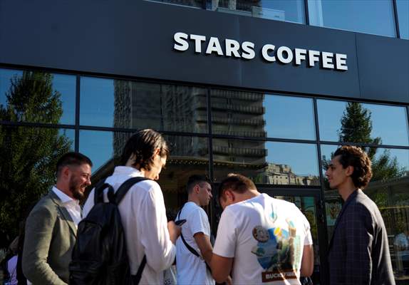 Former Starbucks coffee shops reopened as Stars Coffee in Russia