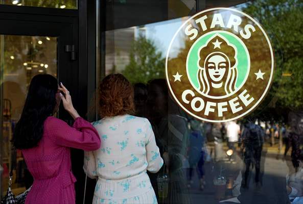 Former Starbucks coffee shops reopened as Stars Coffee in Russia