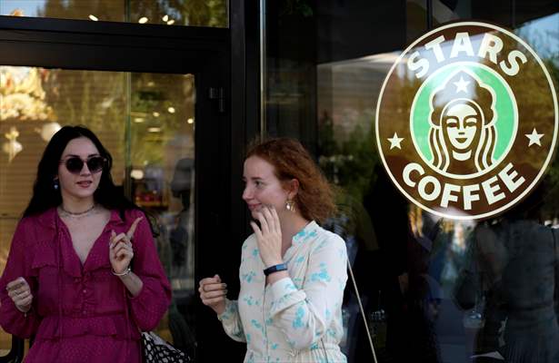 Former Starbucks coffee shops reopened as Stars Coffee in Russia