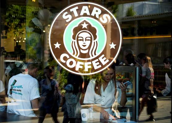 Former Starbucks coffee shops reopened as Stars Coffee in Russia