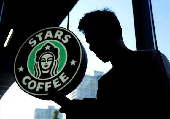 Former Starbucks coffee shops reopened as Stars Coffee in Russia