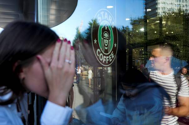 Former Starbucks coffee shops reopened as Stars Coffee in Russia