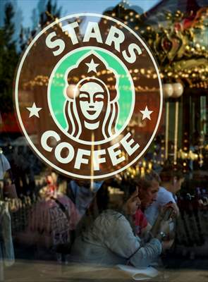 Former Starbucks coffee shops reopened as Stars Coffee in Russia