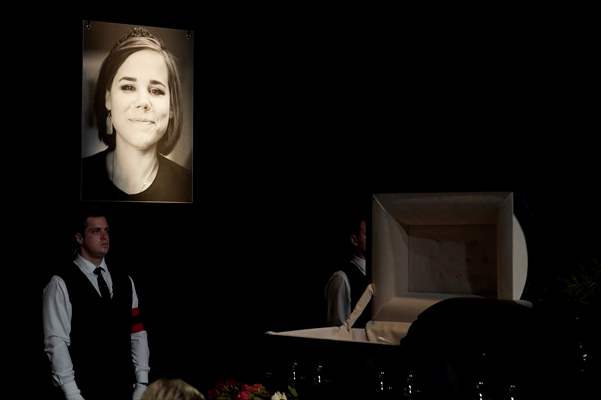 Funeral ceremony held in Moscow for killed journalist Darya Dugina