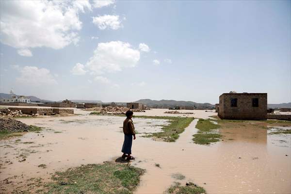 Heavy rains cause flash flooding in Yemen