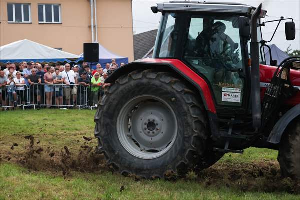 Farm Tractors Race In Poland