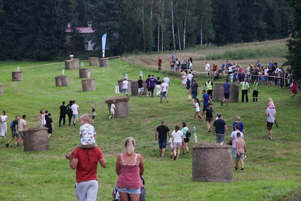 Farm Tractors Race In Poland