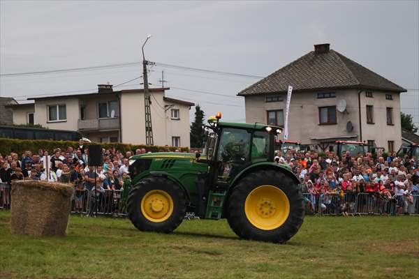 Farm Tractors Race In Poland