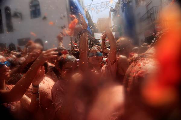 "La Tomatina" Festival in Spain