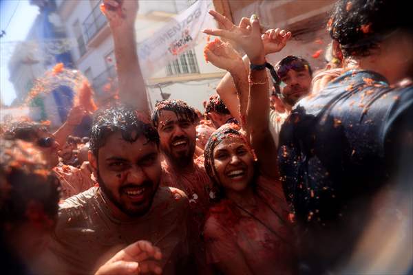 "La Tomatina" Festival in Spain