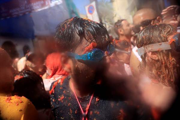 "La Tomatina" Festival in Spain