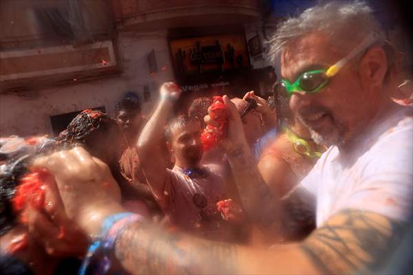 "La Tomatina" Festival in Spain