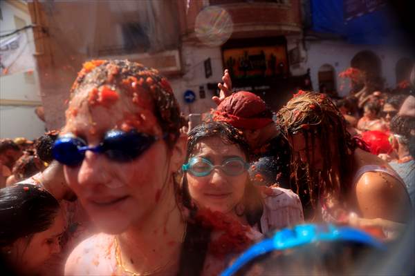 "La Tomatina" Festival in Spain