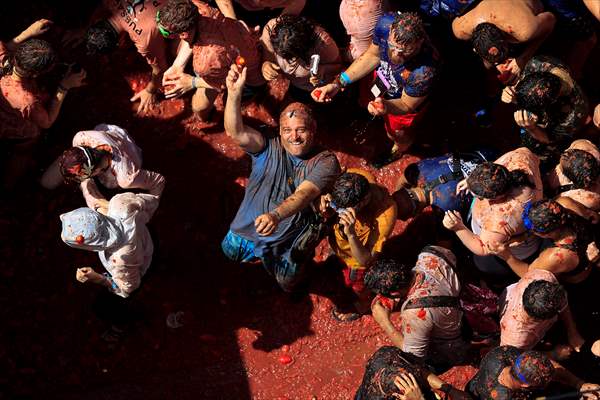 "La Tomatina" Festival in Spain