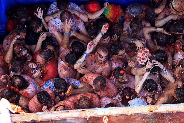 "La Tomatina" Festival in Spain