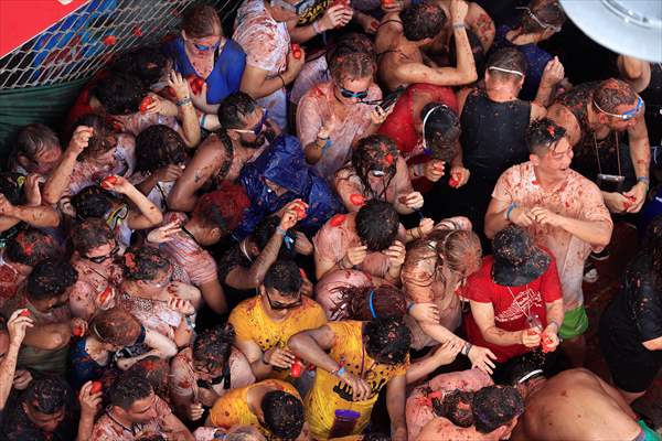 "La Tomatina" Festival in Spain