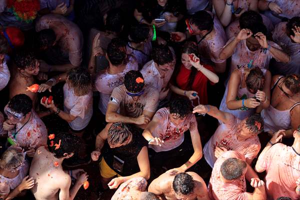 "La Tomatina" Festival in Spain