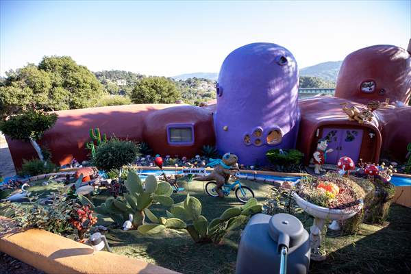 Flintstones house in Hillsborough of California