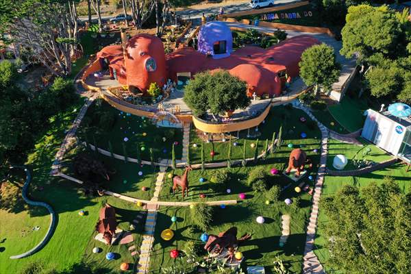 Flintstones house in Hillsborough of California