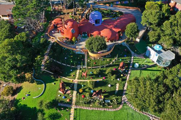 Flintstones house in Hillsborough of California