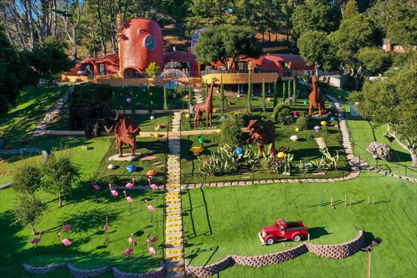 Flintstones house in Hillsborough of California