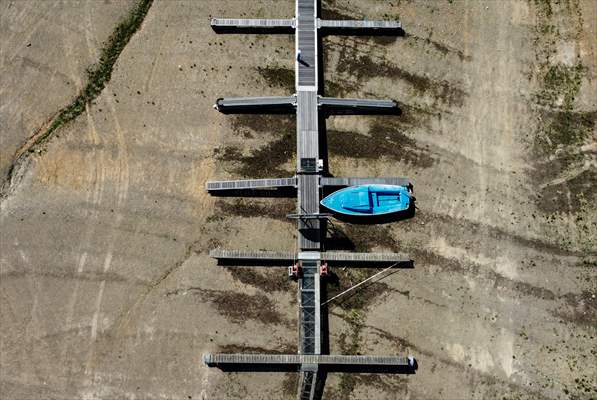 Water level drop in Germany