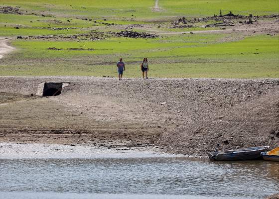 Water level drop in Germany