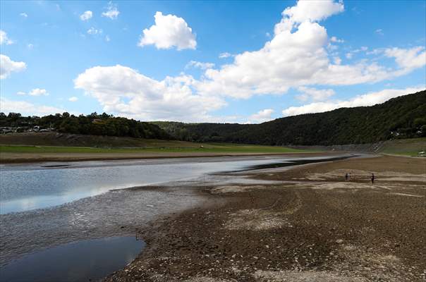 Water level drop in Germany