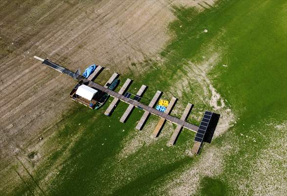 Water level drop in Germany